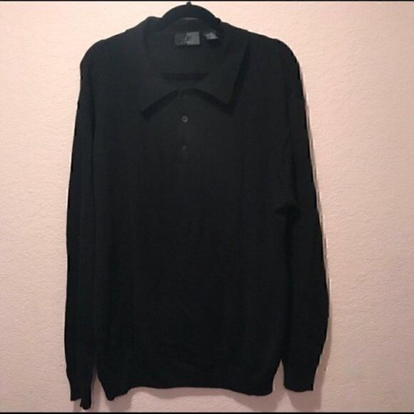 NWOT. J. Ferrar Black Light Weight Sweater  - Picture 3 of 7